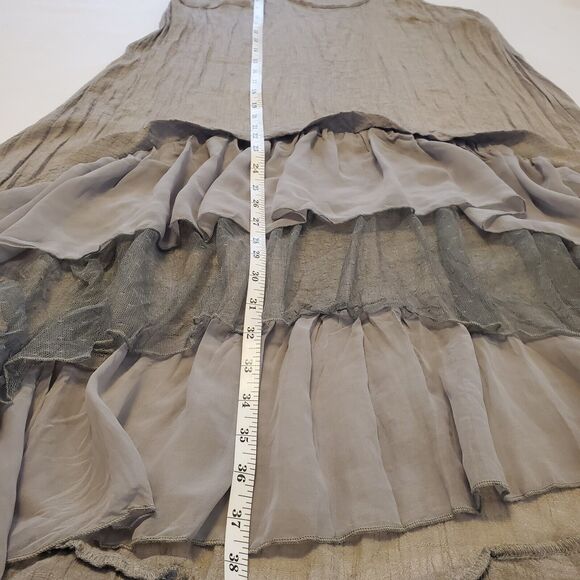 Cecico Dress Size S Romantic w/ Layers of Ruffles Sheer Hi- Low Tiered Layered - Picture 16 of 16